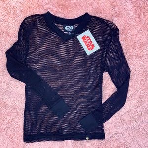 STAR WARS mesh long sleeve top!